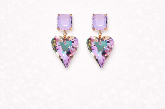 Orecchini Rebel Heart Crystal
